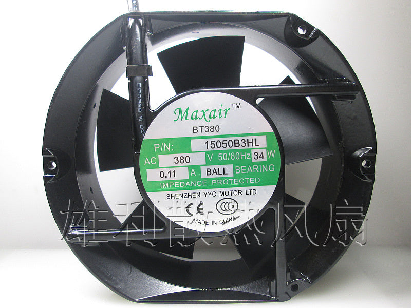 Free Delivery. Axial Fan 15050B3H Cooling Fan 15050B3HL (380V) Ball Bearing