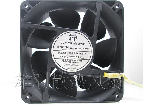 Free Delivery.K1238H24BPCB1-7 24V 0.96A 12CM 12038 Inverter fan