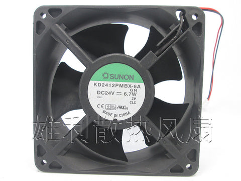 Free Delivery.KD2412PMBX-6A 24V 6.7W 12038 12CM Inverter fan