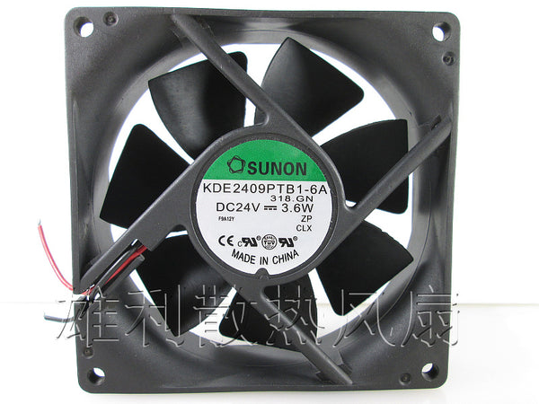 Free Delivery.KDE2409PTB1-6A 24V 3.6W 90 * 90 * 25MM Inverter fan