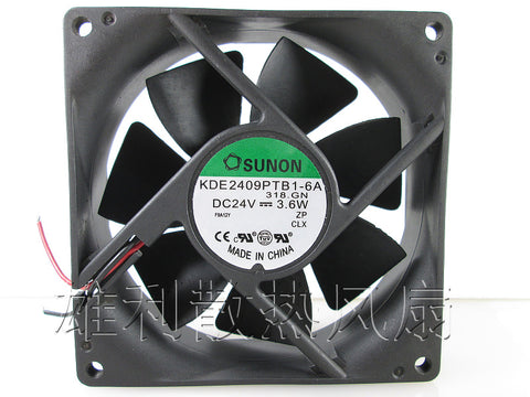 Free Delivery.KDE2409PTB1-6A 24V 3.6W 90 * 90 * 25MM Inverter fan