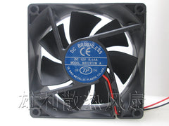 Free delivery.M802512M A 12V 0.14A 8025 8CM 2-wire power supply chassis cooling fan