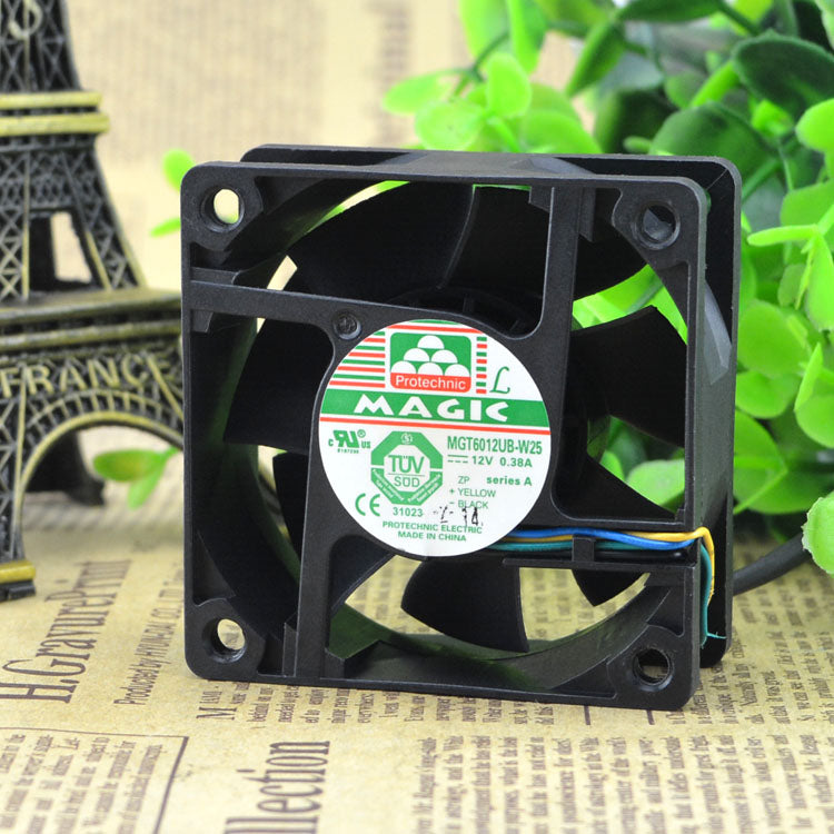 Free Delivery. MGT6012UB &amp;#8211; W25 DC12V 0.38 A four-wire double ball bearing fan