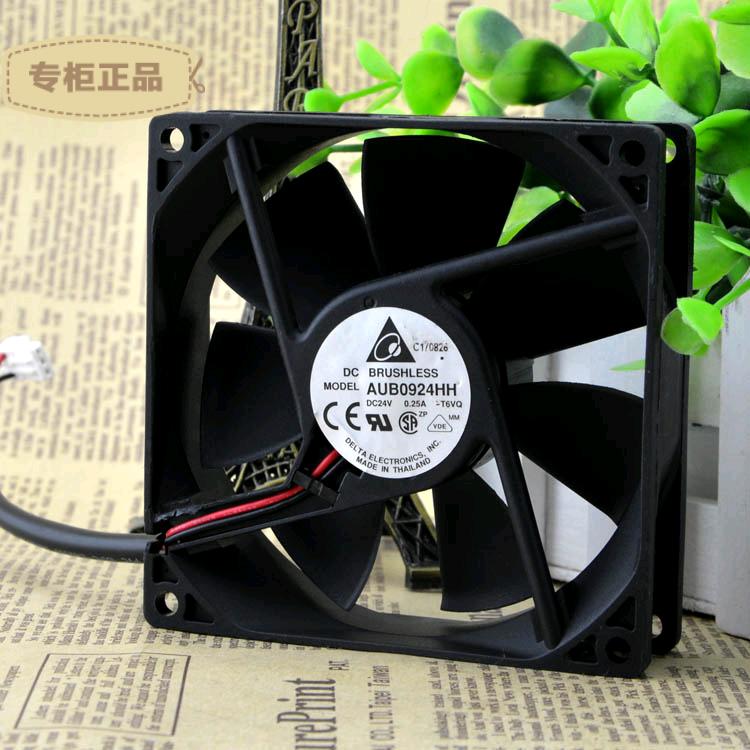 Free Delivery. New home furnishings AUB0924HH DC24V 0.25 A 9025 double ball fan DELTA