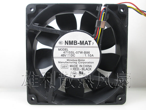 Free Delivery. New original 4715SL-07W-B86 12038 48V 1.10A 12CM violent cooling fan