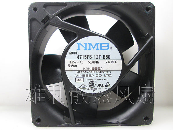 Free delivery. Original 4715FS-12T-B50 12038 AC115V 12CM AC cooling fan
