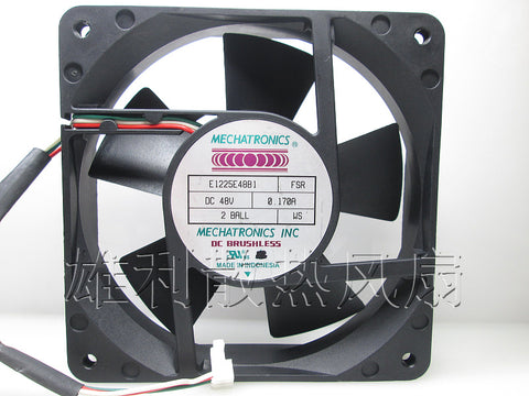 Free delivery. Original E1225E48B1 FSR 48V 0.170A 12CM 12025 3-wire cooling fan
