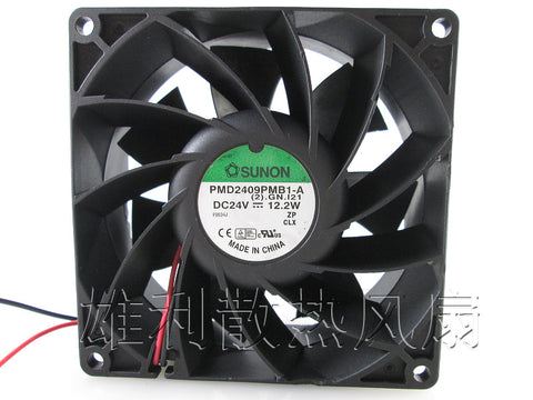 Free Delivery.PMD2409PMB1-A DC24V 12.2W original 92 * 92 * 38MM inverter fan