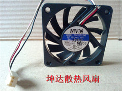 Free shipping original AVC 6CM 6010 F6010T12MS 12V 0.15A60 * 60 * 10mm 3 line CPU fan