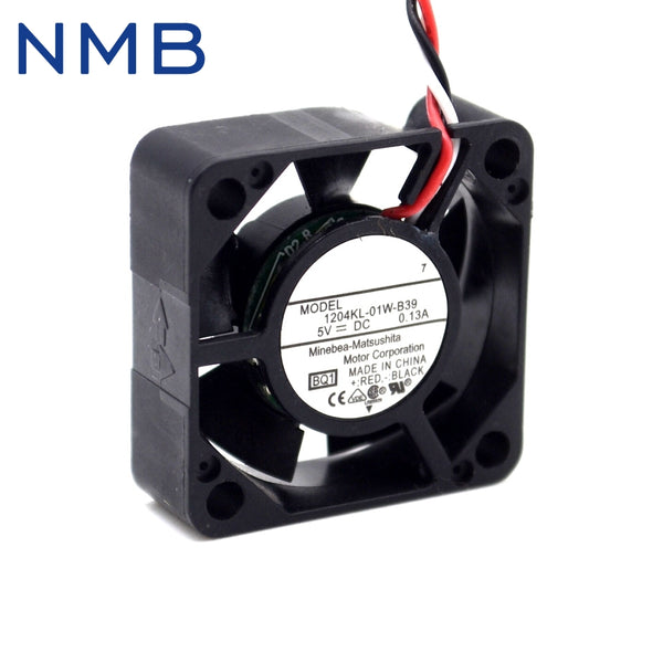 Free shipping Original NMB-MAT 3010 30mm 3cm 1204KL-01W-B39 DC 5V 0.13A 3Wire HDD Cooling Fan