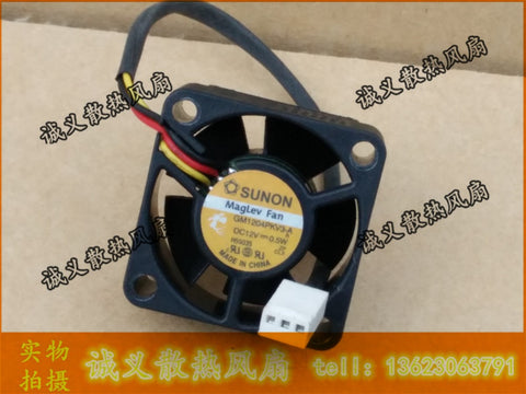 Free Shipping Original Sunon GM1204PKV3-A DC 12V 0.6W 3Wire server inverter axial Cooling Fans