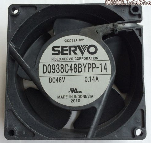 Free shipping SERVO D0938C48BYPP-14 9CM 9238 48V 0.14A 92 * 92 * 38mm waterproof industrial cooling fan