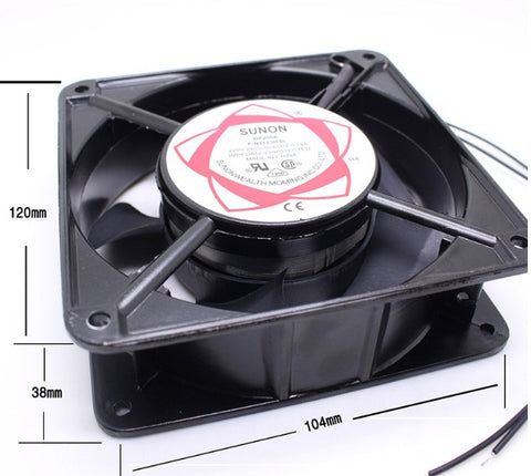 Free Shipping SNUON AC 220V 12038 Cabinet AC cooling fan 120x120x38mm cooler 2123HSL