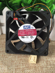 Free Shipping Wholesale AVC DS07015R12L 7CM 7015 12V 0.30A CPU 4 line 4-pin pwm tempreture controller cooling fans