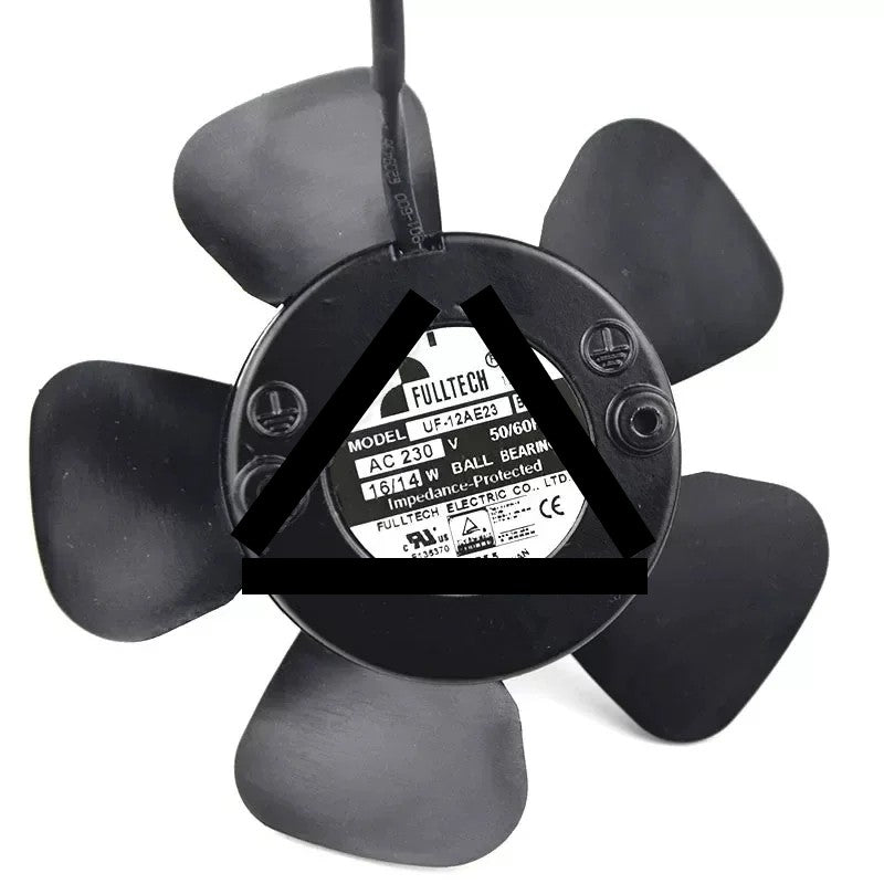 FULLTECH UF-12AE23 BWHN 230V 16/14W Impedance Protected Cooling Fan