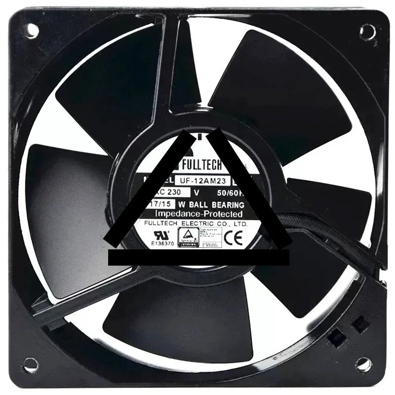 FULLTECH UF-12AM23 BTHF 230V 17/15W Ball Bearing Impedance Protected Cooling Fan