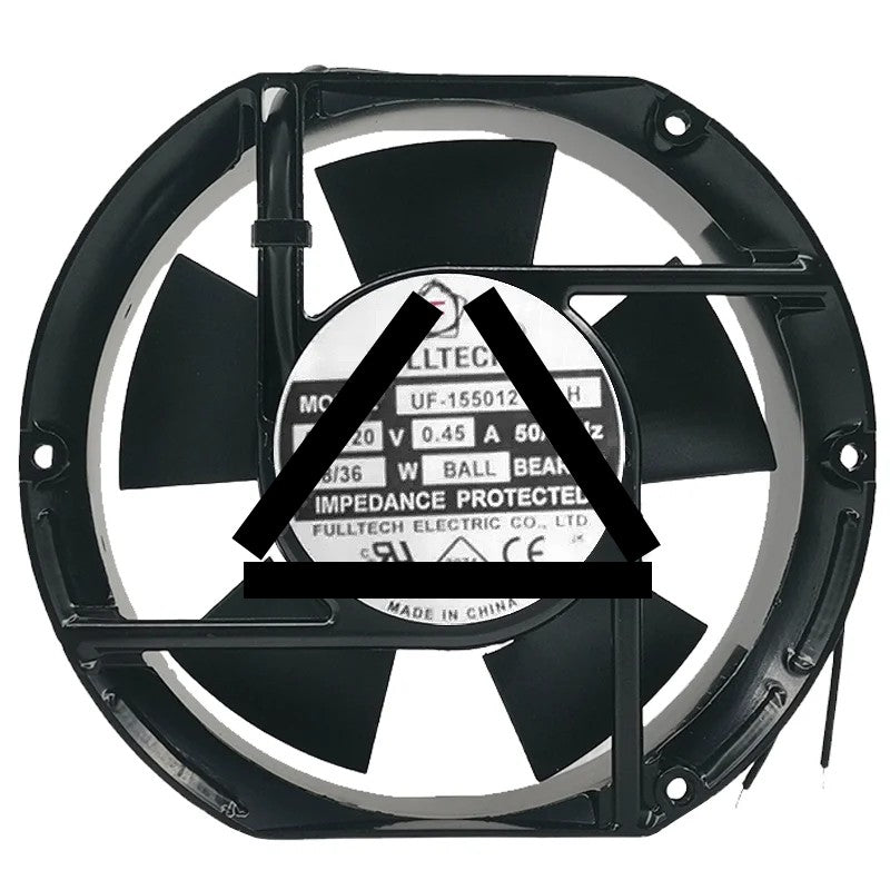 FULLTECH UF-155012 H 120V 0.45A 38/36W Ball Bearing Impedance Protected Cooling Fan