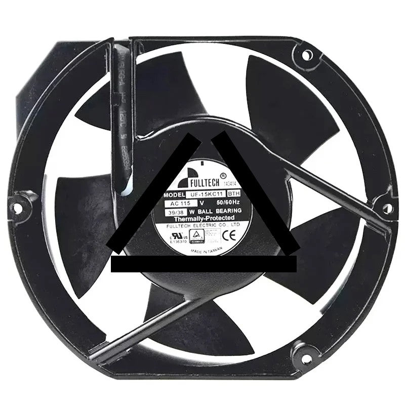 FULLTECH UF-15KC11 BTH 115V 39/38W Ball Bearing Thermally Protected Cooling Fan