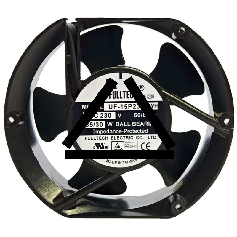 FULLTECH UF-15P23 BWH 230V 35/30W 2 Wires Ball Bearing Cooling Fan