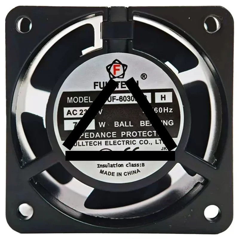 FULLTECH UF-6030B23 H 230V 7/5W 2 Wires Ball Bearing Cooling Fan