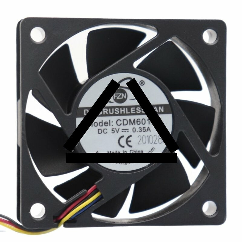 FZN CDM6015B DC 5V 0.35A 6015 Axial Brushless Cooling Fan