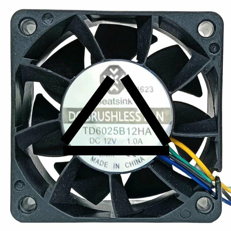 Geatsink TD6025B12HA DC 12V 1.0A 4 Wires Brushless Axial Cooling Fan