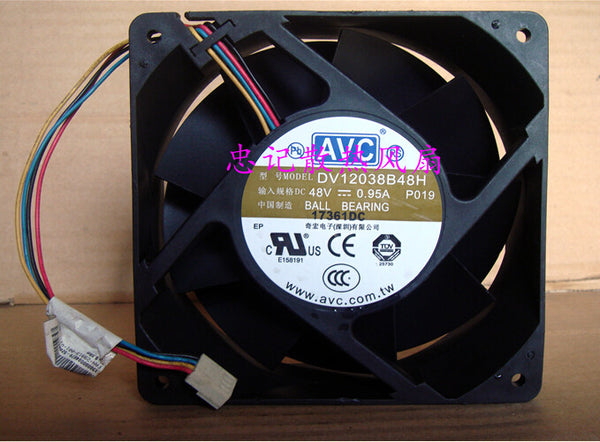 Genuine original AVC 12 cm 12038 48V 0.95A DV12038B48H 4 pin case industrial ventilation fan
