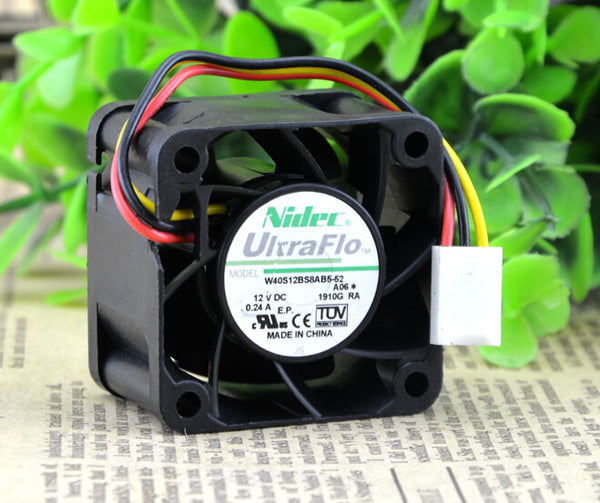 Genuine original NIDEC 4028 4CM 12V 0.24A W40S12BS8AB5-52 violent fan