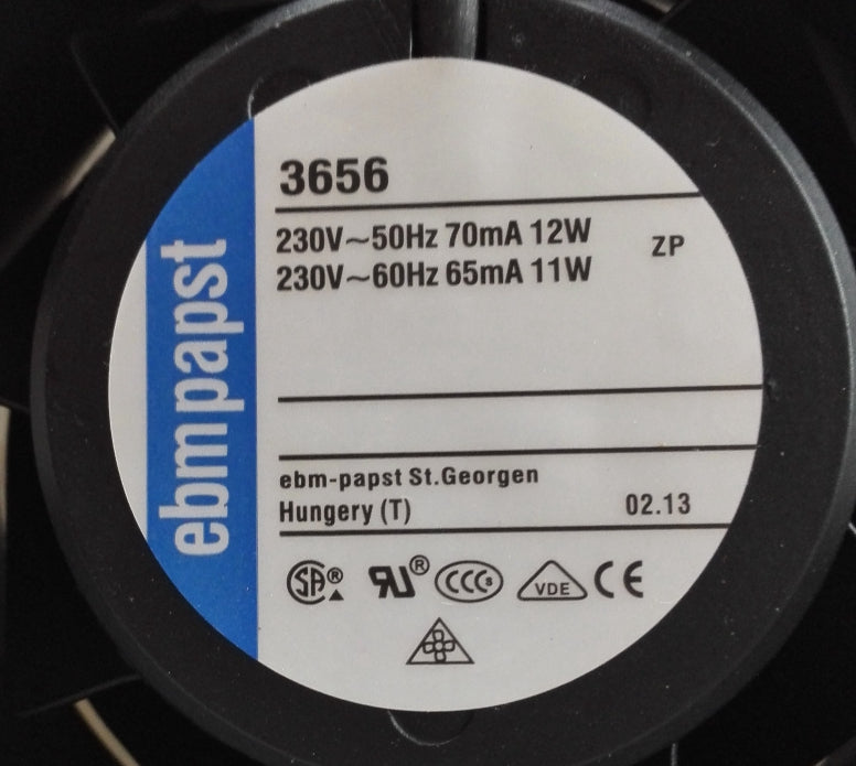 Germany PAPST TYP3656/3556/3650 230V 12/11W all metal high temperature fan fan