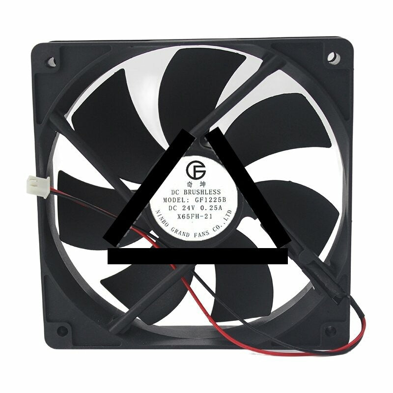 GF GF1225B DC 24V 0.25A 12025 Axial Brushless Cooling Fan