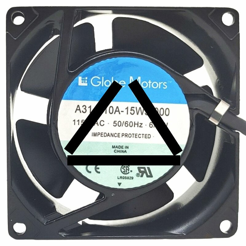 Globe Motors A31-B10A-15W3-000 AC 115V 6/5W Impedance Protected Cooling Fan