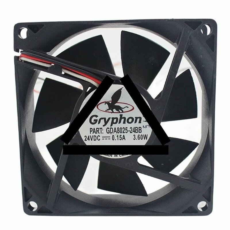 Gryphon GDA8025-24BB DC 24V 0.15A 3.6W 8025 Axial Cooling Fan