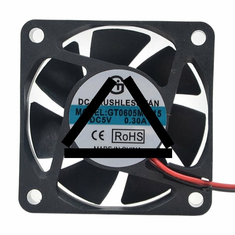 GT GT0605MB-15 DC 5V 0.30A 6015 Axial Brushless Cooling Fan