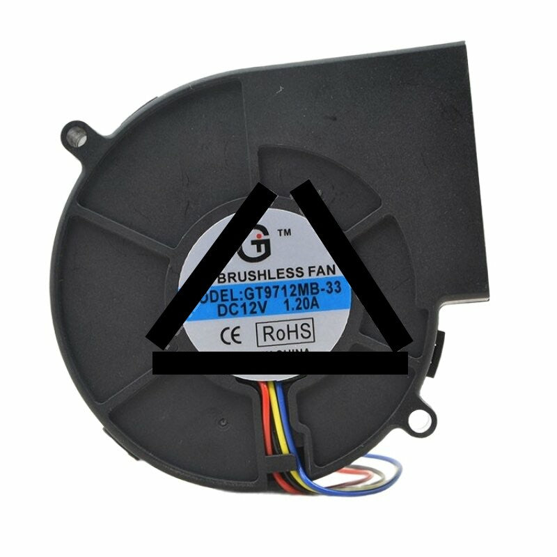 GT GT9712MB-33 DC 12V 1.20A 9733 Blower Brushless Cooling Fan