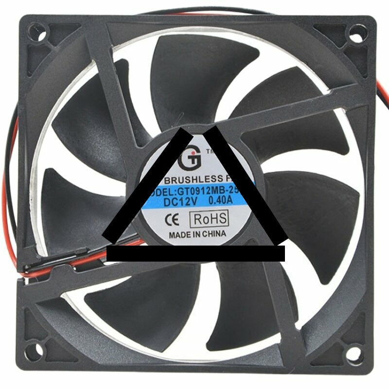 GT0912MB-25 DC 12V 0.40A 9225 Brushless Axial Cooling Fan