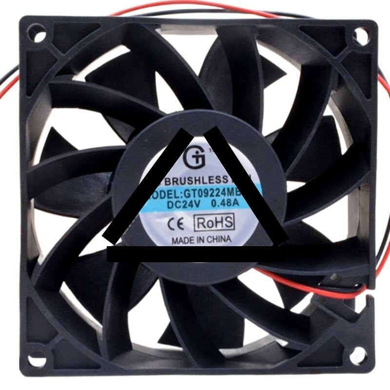 GT09224MB-38 DC 24V 0.48A 2 Wires 9238 Brushless Axial Cooling Fan