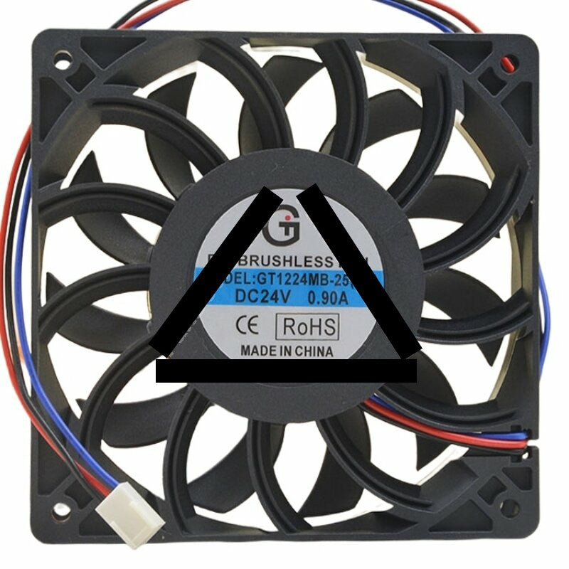 GT1224MB-25 DC 24V 0.90A 2 Wires / 3 Wires Brushless Axial Cooling Fan