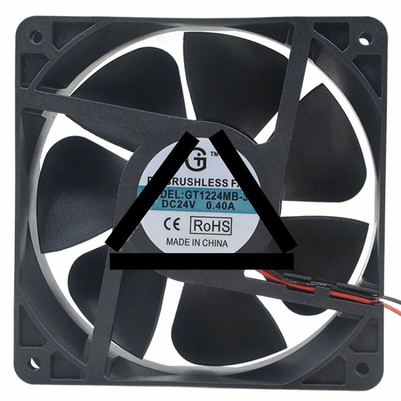 GT1224MB-38 DC 24V 0.40A 2 Wires / 3 Wires Brushless Axial Cooling Fan