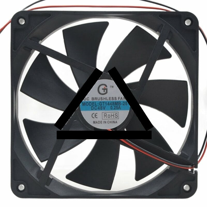 GT1448MB-25 DC 48V 0.25A 2 Wires / 3 Wires Brushless Axial Cooling Fan