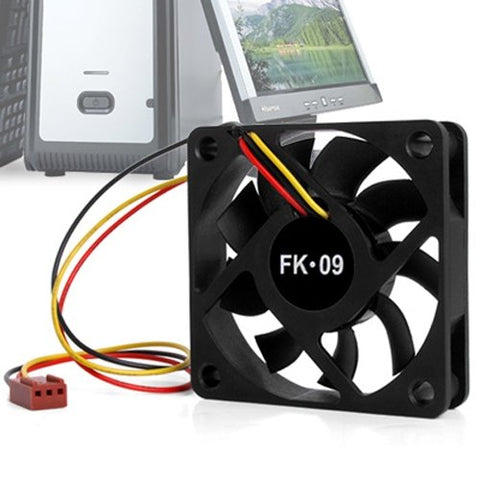 GTFS-CPU fan radiator fan 60 x 60 mm Box Computer &amp;#8211; Black