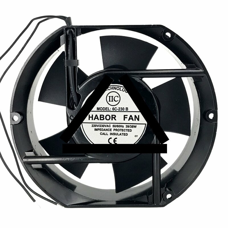 HABOR FAN 6C-230B AC 220V/230V 39/38W 17251 Axial Cooling Fan