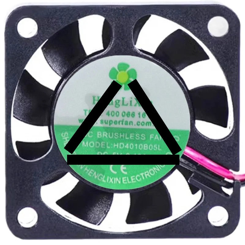 HengLiXin HD4010B05L 5V 0.12A DC Brushless 2 Wires Axial Cooling Fan