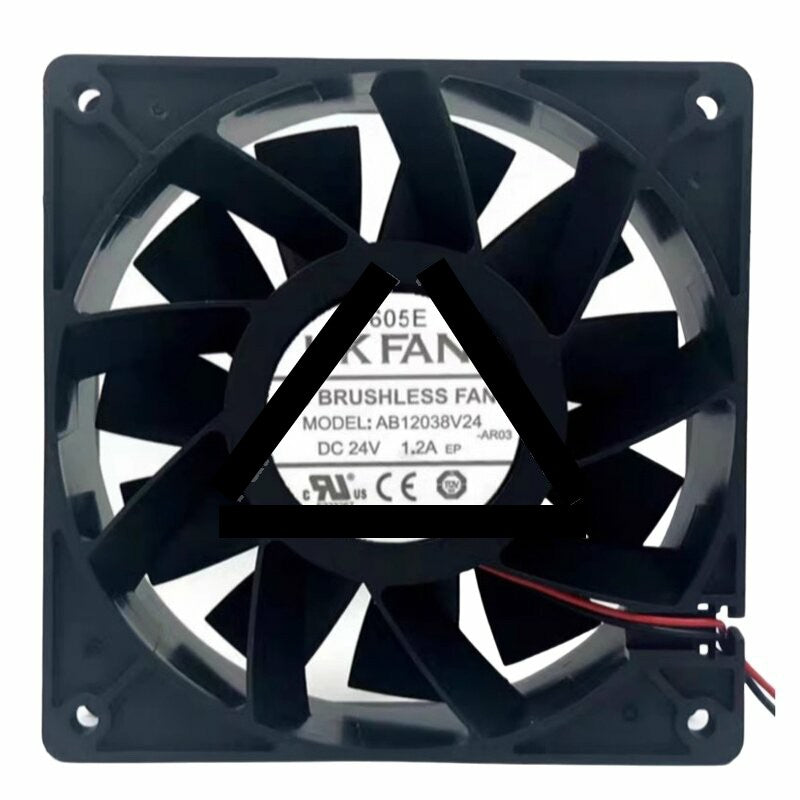 HK FAN AB12038V24 DC 24V 1.2A 12038 Axial Brushless Cooling Fan