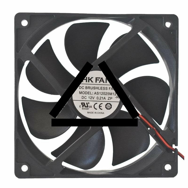 HK FAN AS12025M12 DC 12V 0.21A 12025 Axial Brushless Cooling Fan