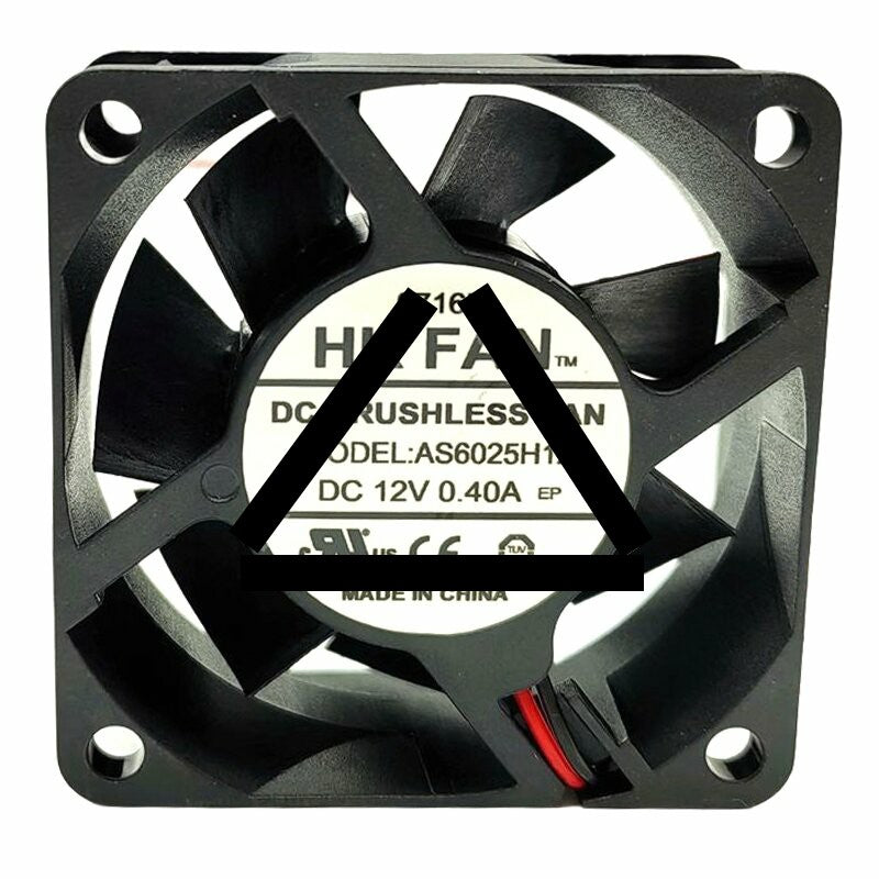 HK FAN AS6025H12 DC 12V 0.40A 6025 Axial Brushless Cooling Fan
