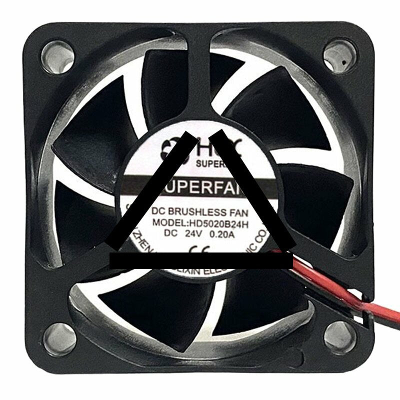 HLX SUPERFAN HD5020B24H DC 24V 0.20A 5020 Axial Brushless Cooling Fan