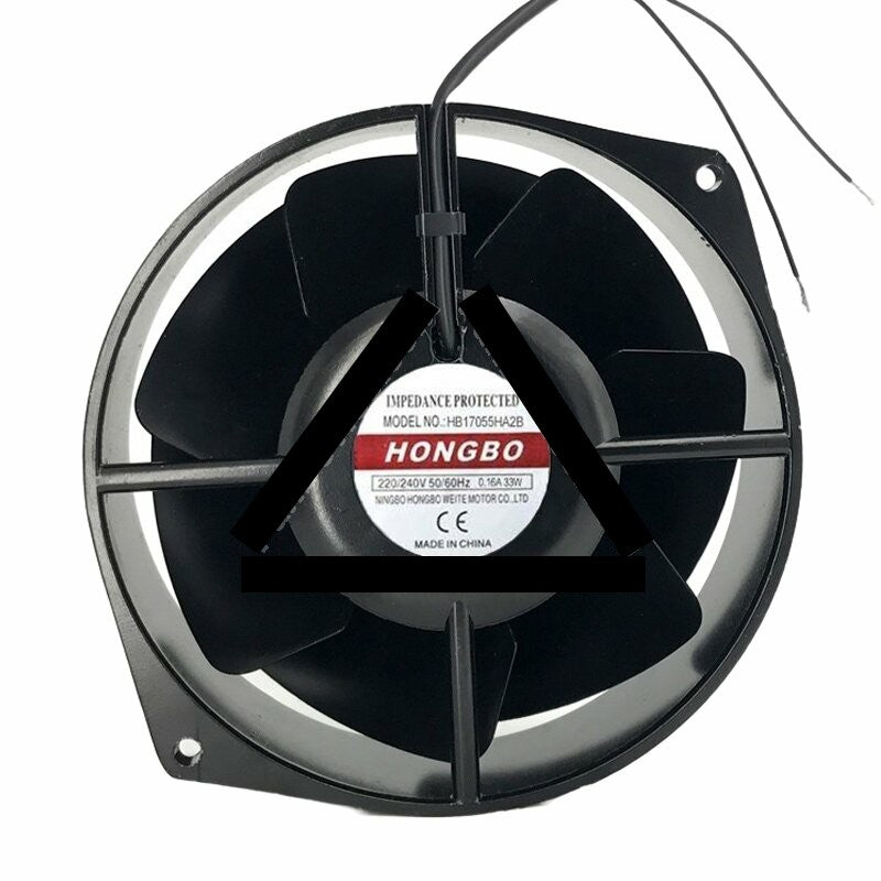 HONGBO HB17055HA2B AC 220/240V 0.16A 33W 17255 Axial Cooling Fan