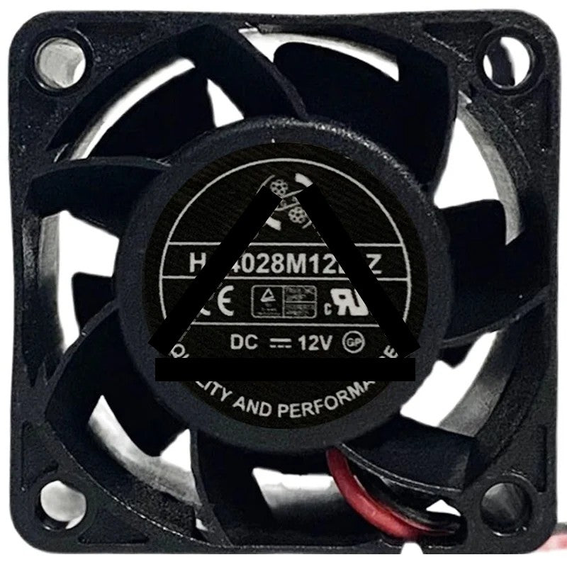 HONGHUA HA4028M12B-Z 12V 0.65A 2 Wires Axial Cooling Fan