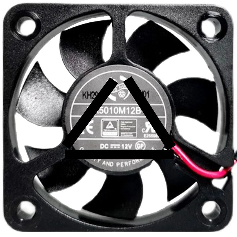 HONGHUA HA5010M12B-Z 12V 0.10A 2 Wires Axial Cooling Fan
