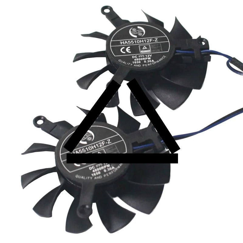HONGHUA HA5510H12F-Z 12V 0.30A 4800RPM Axial Cooling Fan